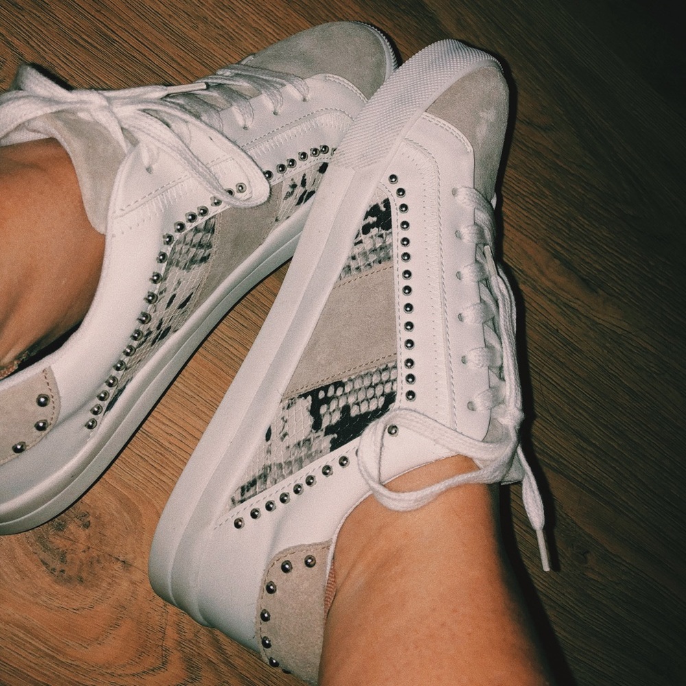 Zara Snakeskin Sneakers